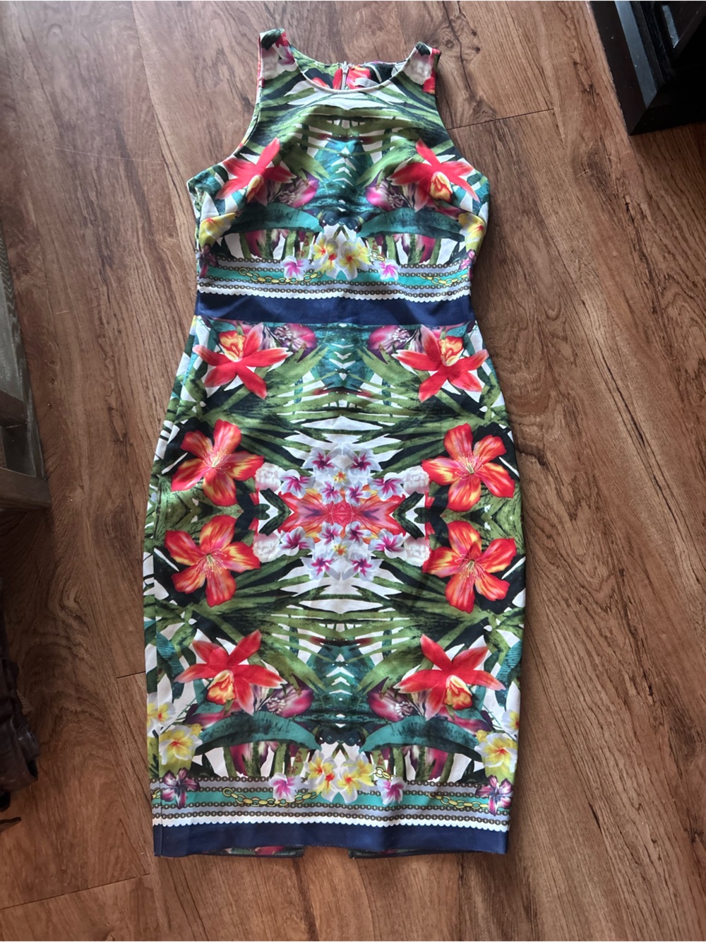 5 for $25 New York & Company Tropical Floral Dress